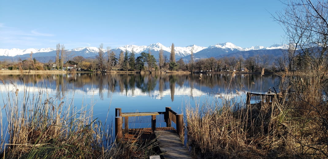 Lac de St Andre face Belledonne