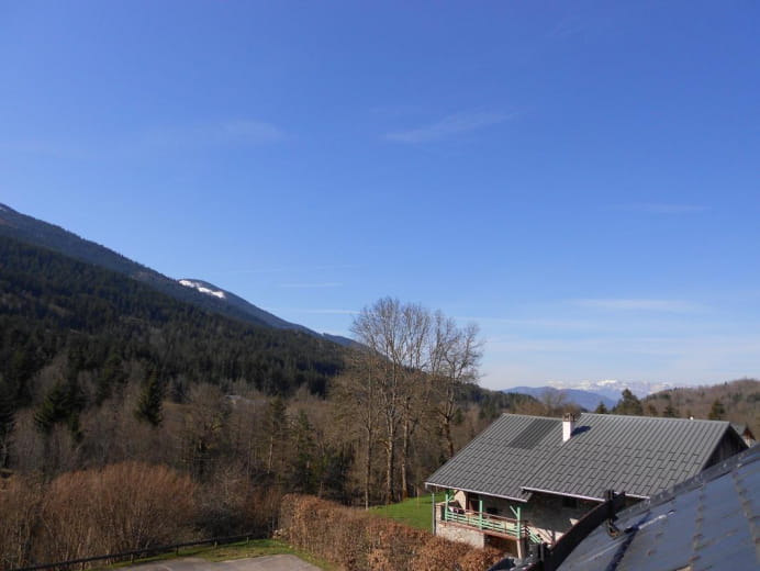 Vue sur Belledonne et Grésivaudan