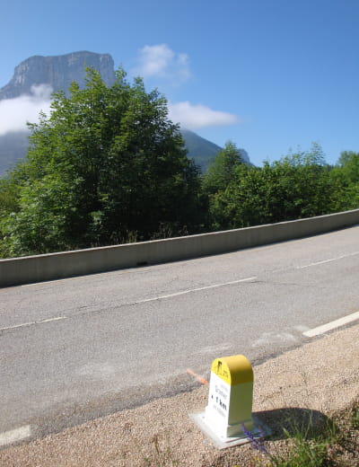 Montée cyclo du Col du Granier