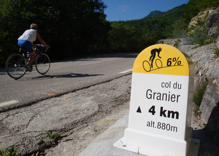 Montée cyclo du Col du Granier